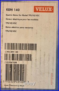 1 Velux KEM 140 electric motor for TPS/VS/VSC skylight