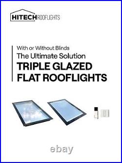 1000 X 1500mm Skylight HITECH Rooflight Triple Glazed UK Made WARRANTY