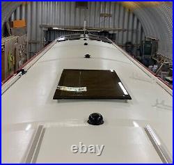 1040 x 490 Aperture Size Double Glazed Bonded Roof Tinted Skylight Narrowboat