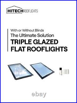 1200 X 3000mm Skylight HITECH Rooflight Triple Glazed UK Made WARRANTY