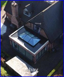 1m x 1m Aluminium Roof Lantern, Stylish Roof Skylight, National Delivery