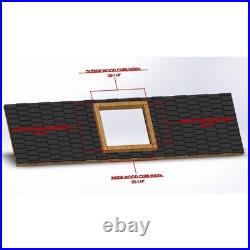 22-1/4 x 22-1/4 Fixed Curb Mount Skylight Energy Efficient Roof Window