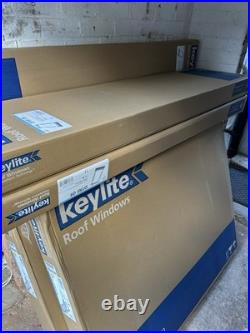 3 Brand New Electric Keylite Skylights With Deep Tile Flashing Kits