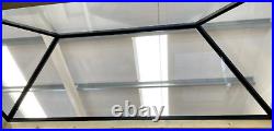 4 Panel Double Glazed Skylight / Roof Light Black New 2530 x 1230mm