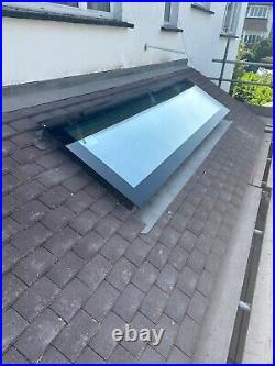 400x2000mm(Internal Size) Skylight Triple Glazed Flat Roof Rooflight Glass