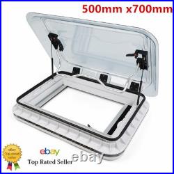500 x700mm Caravan RV Motor Home Skylight Roof Vent Hatch Cut Out Anti-UV Window