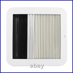 503X485Mm Roof Window Skylight With 12V Led Light Pleated Blind Fly Screen For