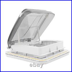 503X485Mm Roof Window Skylight With 12V Led Light Pleated Blind Fly Screen For