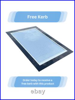 620 X 1220mm Skylight HITECH Rooflight with Integrated Electric Blind