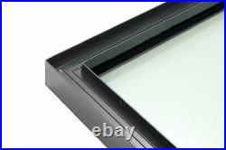 ALUMINIUM FRAMED TRIPLE GLAZED LAMINATED SKYLIGHT ROOFLIGHT WINDOW 800x800mm