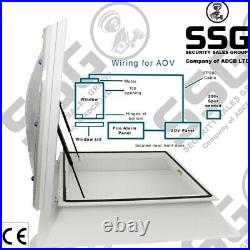 Access Hatch Roof Light Upstand Opening Dome Skylight Window Flat Roofs AOV Vent