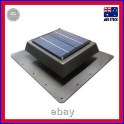 Acol Black EZYLITE SOLAR ROOF VENT FAN for Skylights & Roof Window 150mm EZSV150