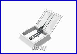 Air Smoke Vent AOV Roof Light & 300mm Kerb Polycarbonate Skylight Dome Window