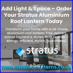 Aluminium Roof Lantern Conservatory Extension Skylight Made to Measure