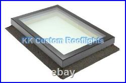 Aluminium Roof Lantern Rooflight Skylight Window LAMINATED Glass 1000 x 1500mm