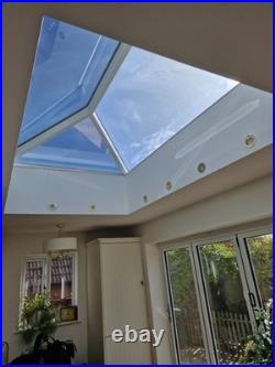 Aluminium Roof Lantern Sky Light Self Cleaning Solar Reflective 2000 x 1000