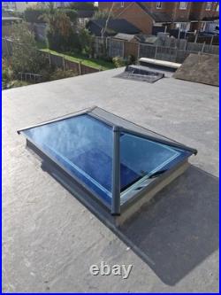Aluminium Roof Lantern Skylight Self Cleaning Solar Reflective Glass Sky Pod