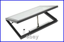 Aluminium Roof Rooflight Skylight Window Remote Electric LAMINATED Glass 6 Sizes