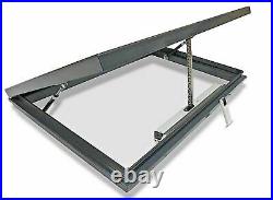 Aluminium Rooflight Skylight Window Remote Electric LAMINATED Glass 1200x 1200mm