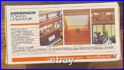 Andersen Electric Skylight Power Operator 1853314 Venting Roof Window NOS Stone