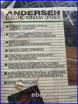 Andersen Skylight Electric Window Opener Never Used Awning Roof Windows