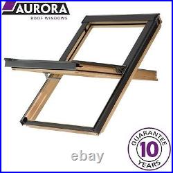 Aurora Roof Window Pine 114 x 112 cm (Fakro, Keylite style) Inc. Flashing. B700