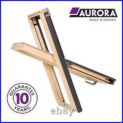 Aurora Roof Window Pine 66 x 112 cm (Fakro, Keylite style) Inc. Flashing. B700