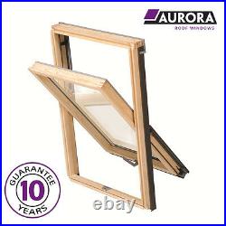 Aurora Roof Window Pine 78 x 134 cm (Fakro, Keylite style) Inc. Flashing