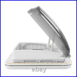 Auto Roof Window 503x485mm Roof Window Skylight & 12V LED Light Pleated Blind