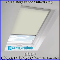 Blackout Blinds for Fakro Skylight Roof Windows in 8 Colors Made to Measure