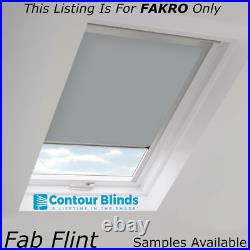 Blackout Blinds for Fakro Skylight Roof Windows in 8 Colors Made to Measure