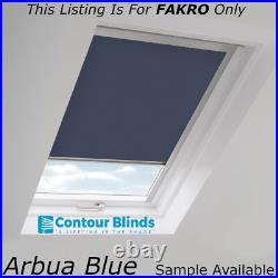 Blackout Blinds for Fakro Skylight Roof Windows in 8 Colors Made to Measure