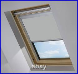 Blackout Skylight Blind Light Grey For Keylite Roof Window SIZE 04A 601 X 531MM