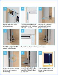 Blackout Skylight Blind Light Grey For Keylite Roof Window SIZE 04A 601 X 531MM