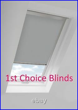 Blackout Thermal Skylight Black Roller Blind For Velux Roof Windows All Sizes
