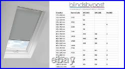 Blackout Thermal Skylight Blinds Compatible With Velux Roof Windows All Sizes