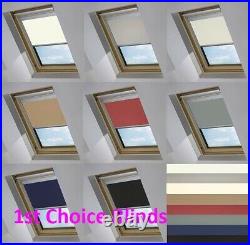 Blackout Thermal Skylight Cream Roller Blind For Velux Roof Windows All Sizes