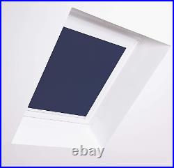 Bloc Skylight Blind 10 114/118 for Fakro Roof Windows, Navy Blackout White