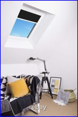 Bloc Skylight Blind 5 (78/98) for Fakro Roof Windows, Black Blackout White