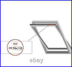 Bloc Skylight Blind 6 (78/118) for Fakro Roof Windows, White Blackout