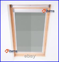 Bloc Skylight Blind For Velux Roof Windows Blockout, Pewter, P04 Window Blinds