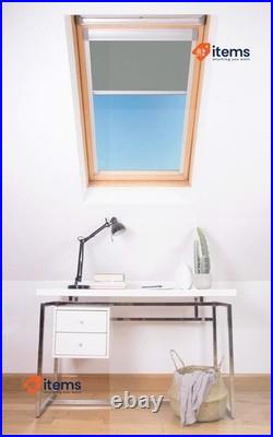 Bloc Skylight Blind For Velux Roof Windows Blockout, Pewter, P04 Window Blinds
