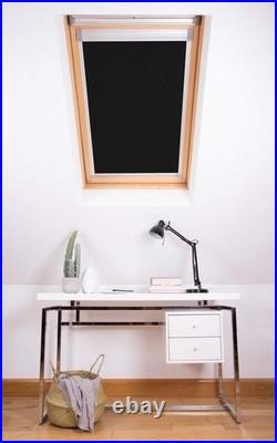 Bloc Skylight Blind for Velux Roof Windows Blockout, 60W x 78H cm, Black