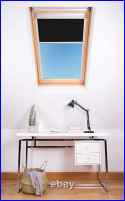 Bloc Skylight Blind for Velux Roof Windows Blockout, Black, C01, 37W X 41H Cm UK
