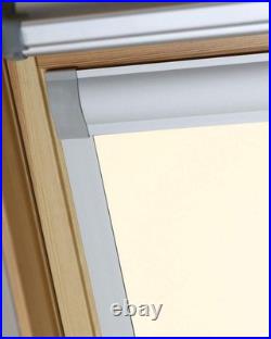 Bloc Skylight Blind for Velux Roof Windows Blockout, Cream, M04 (Pack of 2)