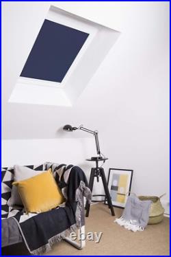 Bloc Skylight Blind for Velux Roof Windows Blockout, Navy, MK08 60cm x 120cm Bloc Skylight Blind for Velux Roof Windows Blockout, Navy, MK08 60cm x 120cm