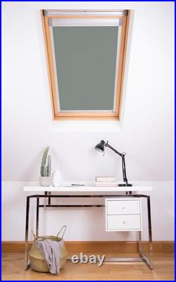 Bloc Skylight Blind for Velux Roof Windows Blockout, Pewter, M04