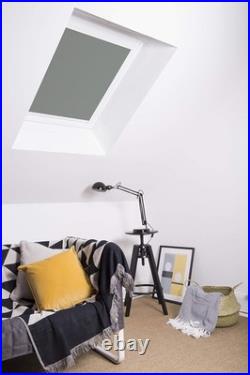Bloc Skylight Blind for Velux Roof Windows Blockout, Pewter, MK04