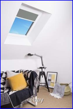 Bloc Skylight Blind for Velux Roof Windows Blockout, Pewter, MK04 Bloc Skylight Blind for Velux Roof Windows Blockout, Pewter, MK04