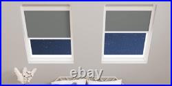 Bloc Skylight Blind for Velux Roof Windows Blockout, Pewter, MK04